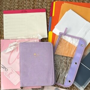 CALENDAR DAILY PLANNER PASTEL PINK COOY PAPER ENVELOPES STATIONARY BUNDLE